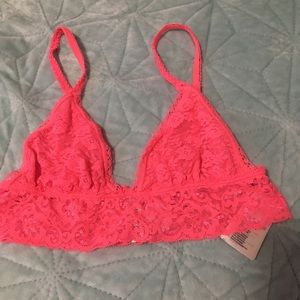 Pink Lace Bralette